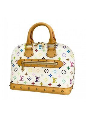 Louis Vuitton Handbag Monogram Multicolor Alma Blanc